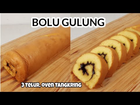 ECONOMICAL ROLL CAKE RECIPE, SUPER SOFT WITH A TANKKRING OVEN [ROLL CAKE]