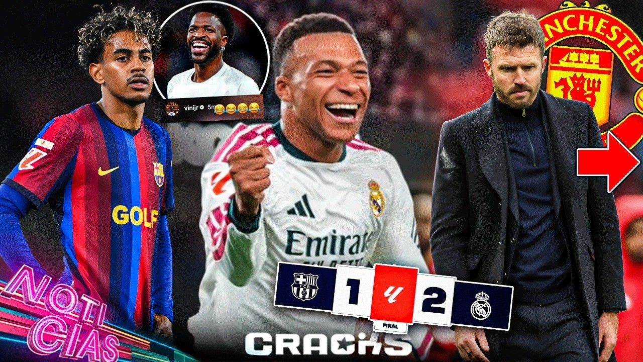 ¡Doblete de Mbappe gana el Clásico! Se ríe Vini | “Despedida” a Carrick | ‘Locura’ de Araujo