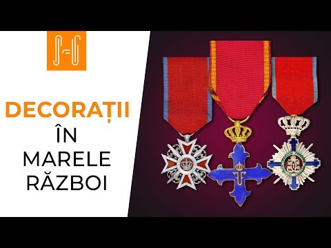 Decoratiile Romaniei in Marele Razboi
