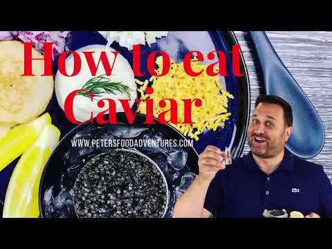 How to Eat Caviar (икра)