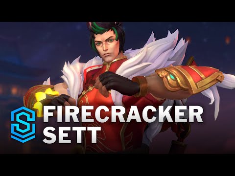 Firecracker Sett Wild Rift Skin Spotlight