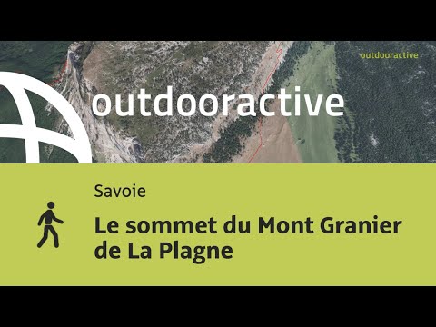 Le sommet du Mont Granier de La Plagne