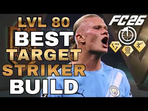 BEST TARGET STRIKER BUILD *MAX LEVEL 80* | EA FC 26 PRO CLUBS BALLER BUILD