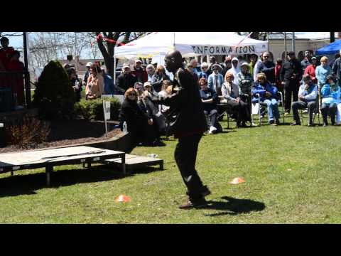 Master Burch demonstrates weapons WTC day 2015