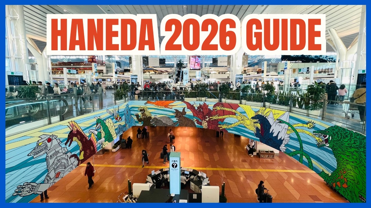 Haneda Airport JAPAN 2026 Travel Guide 🇯🇵 First Time Arrival - Transport - SIM - Money & Entry Rules