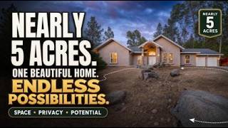 Great Coarsegold location on nearly 5 usable acres! 🌲
