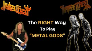 Judas Priest Metal Gods Guitar Lesson The Right Way To Play It