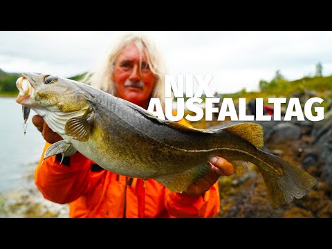 FISHING FROM THE SHORE in NORWAY with JÖRG OVENS & HORST HENNINGS - FISHING despite the WIND