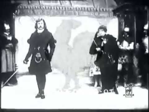1899 Hamlet: Sarah Bernhardt Fencing Scene