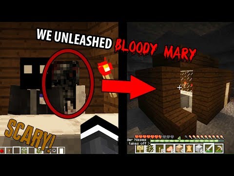 We SUMMONED Bloody Mary in Minecraft (Scary Minecraft Video)