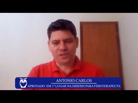 Interview | Antonio Carlos - Approved in 1st place at EBSERH for Physiotherapist (Region 9)