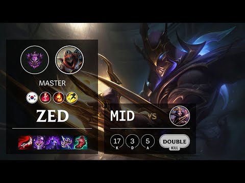 Zed Mid vs LeBlanc - KR Master Patch 10.24