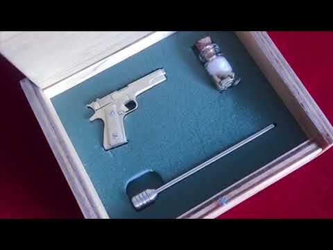 MINIATURE GUN: the Colt 1911 in action | 2mm Pinfire Gun | mini Colt | Best Gift for Men