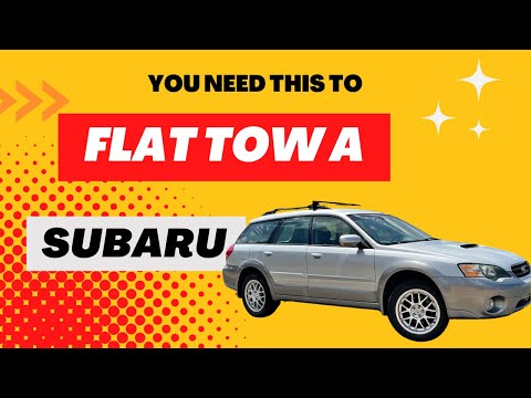 best kit you need to flat tow your SUBARU and where to get it
