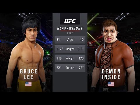 Bruce Lee vs. Demon Inside (EA sports UFC 3)