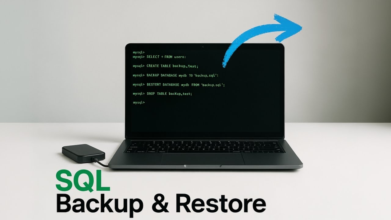 Backup and Restore a SQL Database Using Command Prompt SQLCMD and T-SQL