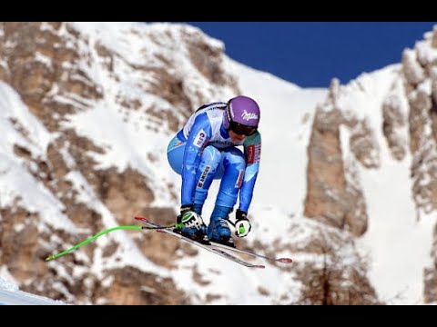 Tina Maze wins downhill (Cortina 2014)