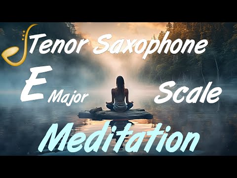 E Major Scale Practice Tenor Saxophone Backing Track | Improvisation