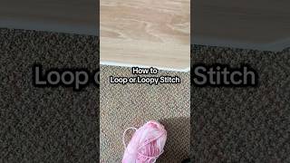 Crochet Loop Stitch Hack ! Perfect for edging or to make fringe jackets without cutting each string