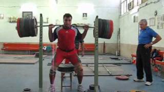 Ehsan Haddadi - half squat 2x400kg