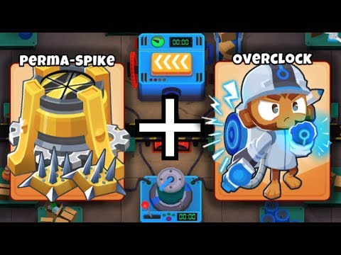 Workshop CHIMPS with an OVERCLOCKED PERMASPIKE! - Bloons TD 6 Update 12.0