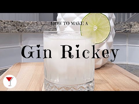 Gin Rickey | How to make a cocktail with Gin, Club Soda & Lime Juice