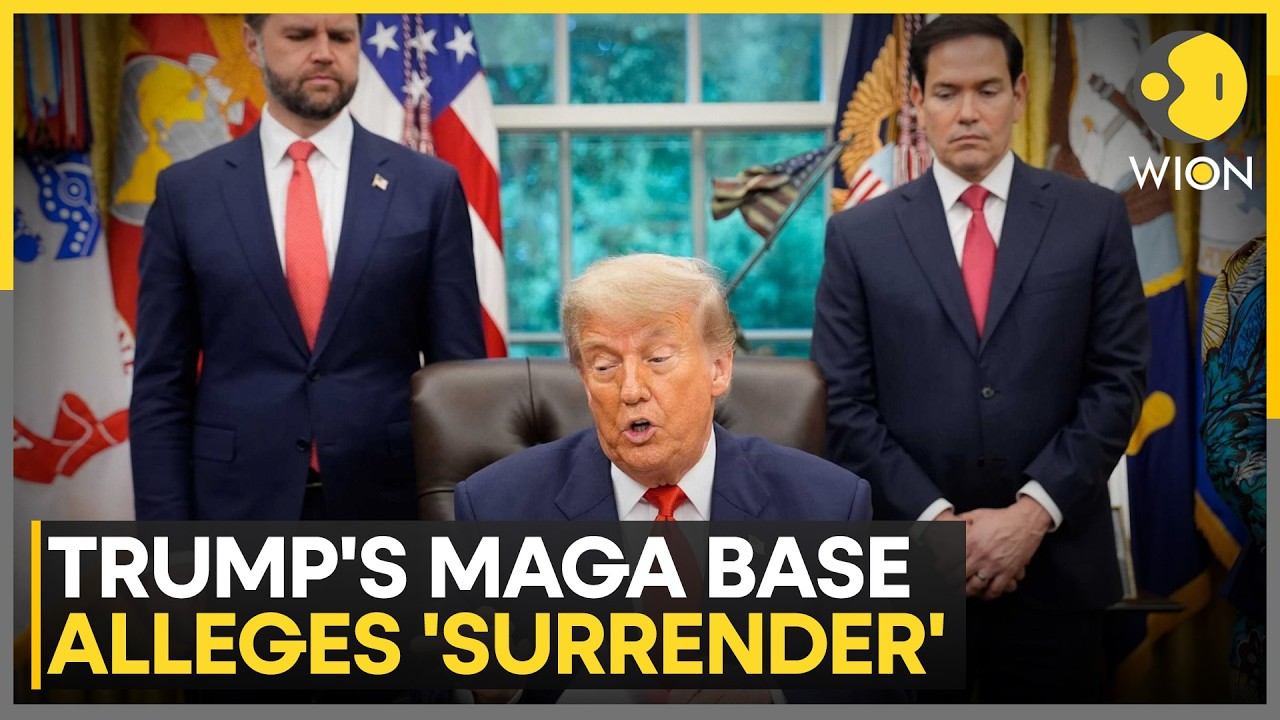 Trump's Approval Ticks Up To 36% After Iran Peace Deal Announced | WION News