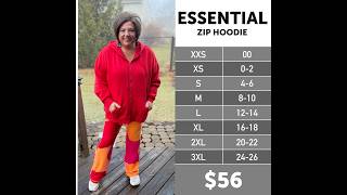 Lularoe Essential zip fleece fit video 