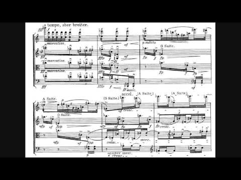 Alban Berg - String Quartet, Op. 3