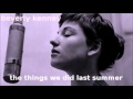 The Things We Did Last Summer ~ Beverly Kenney