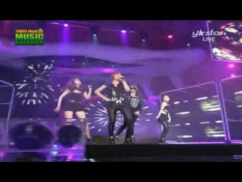 2NE1 - Fire + I Don't Care @2009 Melon Music Awards