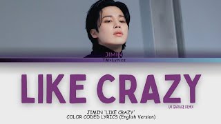 Download lagu JIMIN 'LIKE CRAZY' [ UK GARAGE REMIX ] ( Color coded lyrics) #face #jimin #like crazy mp3