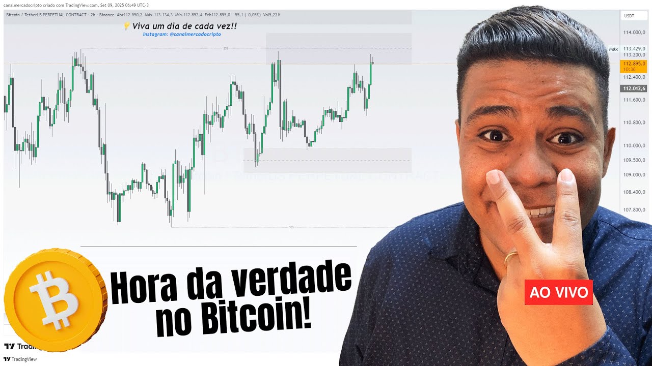 Hora da verdade no Bitcoin! Vem rompimento aí? Solana sem freioooo!