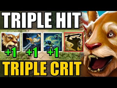 1 Click = 0.5 sec = 1 Kill [Triple Hit - Triple Crit Combo] Dota 2 Ability Draft