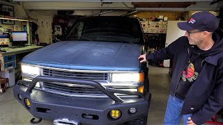 High/Low Beam Headlight Relay Install for OBS Chevy - Painless Kit How To