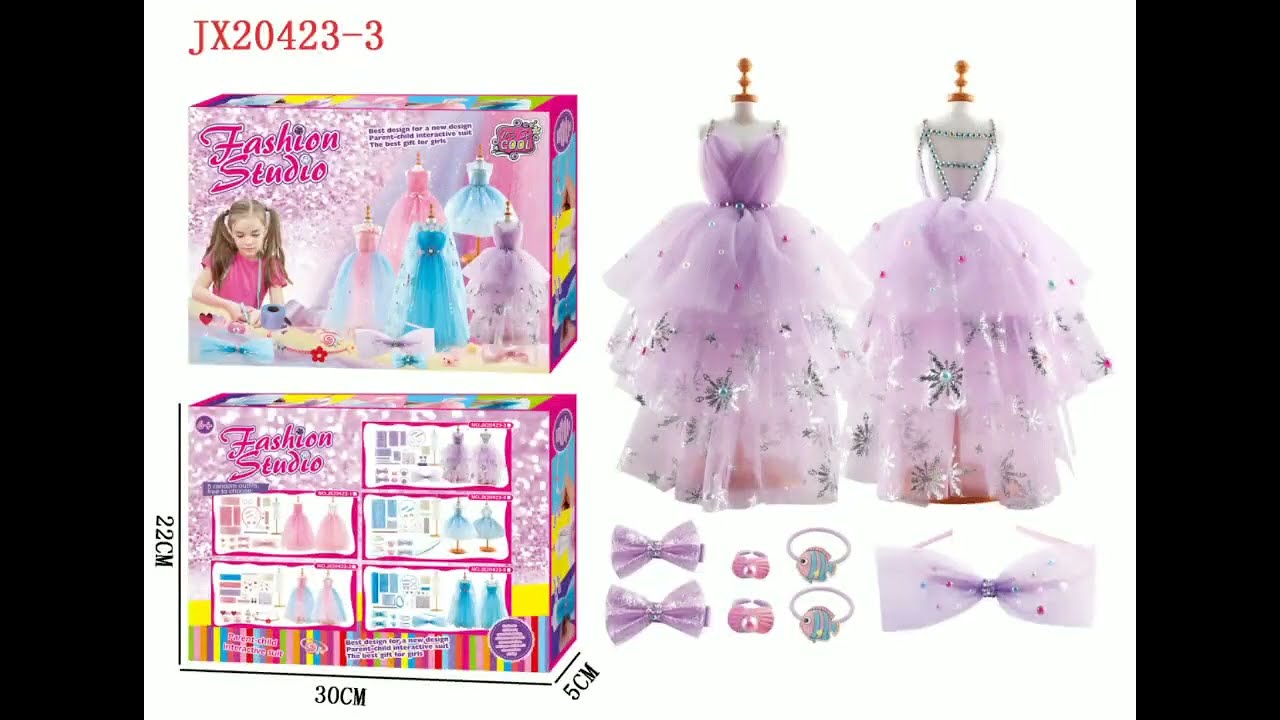 Csodálatos estélyi ruhakészítő szett videó