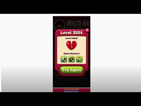 Toon Blast Level 3551 - No Boosts - 3 Stars