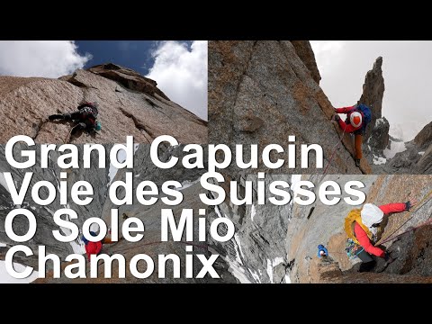Swiss Route exit O Sole Mio Grand Capucin #Chamonix-Mont-Blanc #climbing #mountain #alpinism