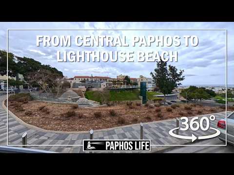 Virtual Tour From Central Paphos To Lighthouse Beach