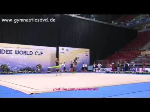 Aleksandra Soldatova Ribbon - Podium Training Sofia 2015