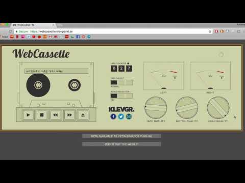 Emulating the Sound of a Cassette Player with a Plugin! (WebCassette Demo and Comparison)