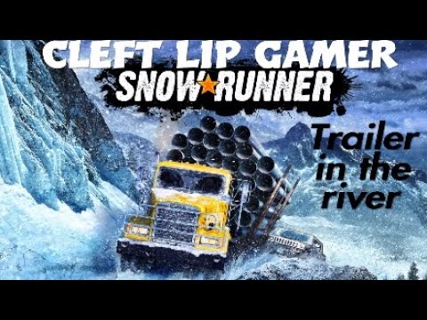 Snowrunner - Grainwoods River Tasks - Trailer in the river - PS4