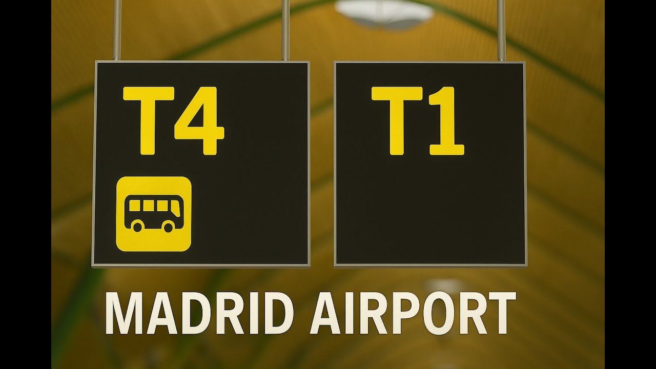 How to Get from Terminal 4 to Terminal 1 – Madrid Barajas Airport (Complete  Guide)
