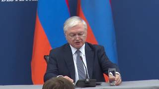Заявление Министра иностранных дел Армении Эдварда Налбандяна по итогам переговоров с Министром иностранных дел Польши Витольдом Ващиковским