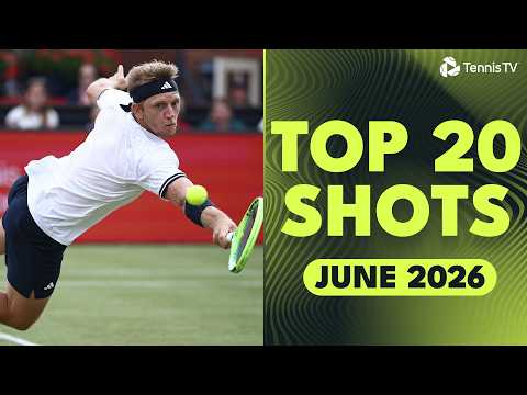 UNREAL Dives, Tweeners & More as Grass Season Begins! 🍃 | Top 20 ATP Shots from June 2026