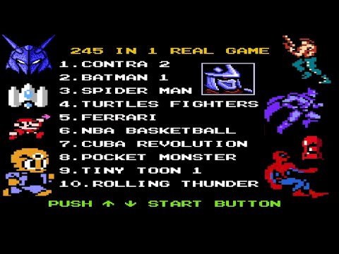 NES 245 in 1 Games Collection : Ultimate Retro Console Pack