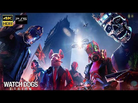 Watch Dogs Legion  Free roam Gameplay Ps5 4K 60fps HDR + Ray Tracing