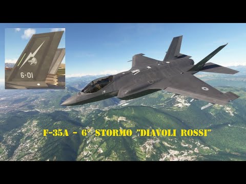 F-35A of the 6° Stormo "Diavoli Rossi" - Ghedi, Lake Garda, Lake Iseo, Ghedi