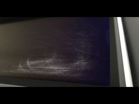 Antireflexschicht für ein BMW E61 CIC Professional Display erneuern Navi Reparatur