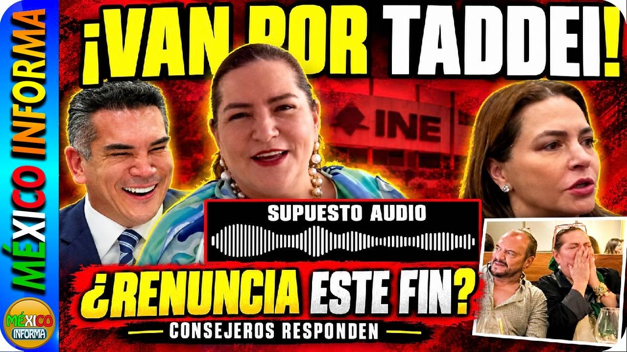 ¿SE VA TADDEI DEL INE? CONSEJEROS LE DAN LA ESPALDA. EL PRIAN YA FESTEJA. SALEN MAS VIDEOS.
